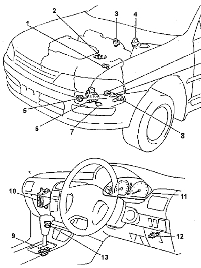 Блок управления акпп тойота карина
