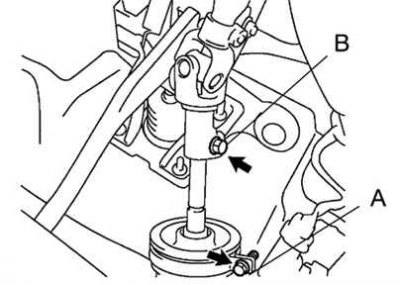 Как снять рулевой вал камри Removing and checking the steering column (Toyota Camry XV30, 2001-2006) - "Chas