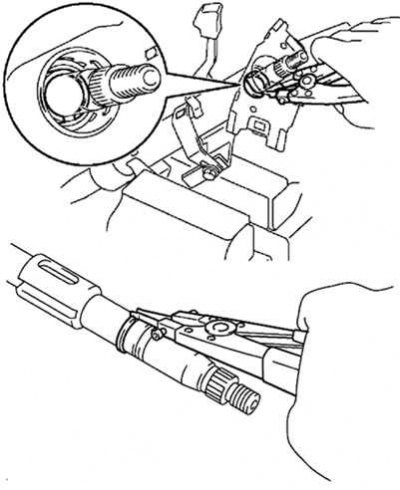 Как снять рулевой вал камри Removing and checking the steering column (Toyota Camry XV30, 2001-2006) - "Chas