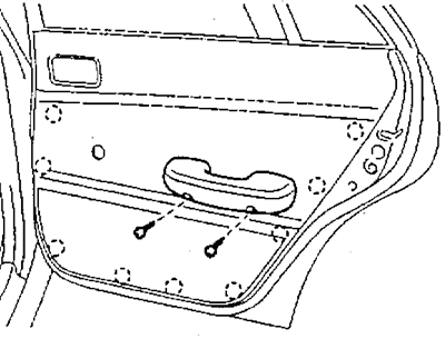 Как снять карту двери авенсис Dismantling the rear side doors (Toyota Carina T190, 1992-1996) - "Body and inte