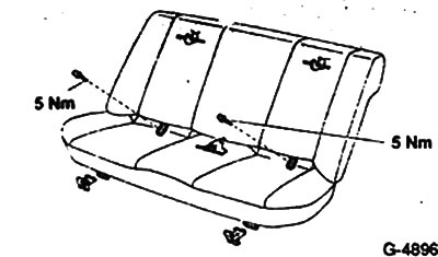 Как снять заднее сиденье toyota corolla Removal and installation of a back seat (Toyota Corolla E80, 1983-1990) - "Body 
