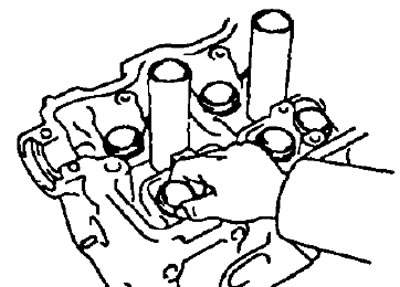 Примечание: у некоторых двигателей 3S-GE регулировочные шайбы находятся внутри толкателя, поэтому…