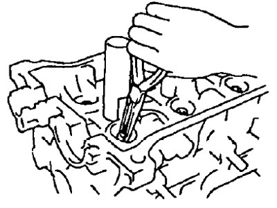 Примечание: будьте осторожны, не заденьте стенку цилиндра толкателя, так как одна царапина не…