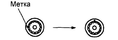 д) Нанесите краской метку на грань болта. Доверните болты на 90°. Убедитесь, что все метки…