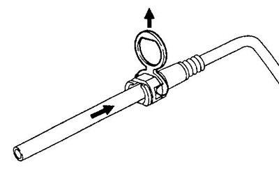 со стороны кузова — красный