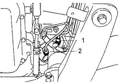 1 - главный топливный шланг,