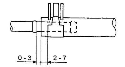 Примечание: подсоедините шланги, как показано на рисунке.
