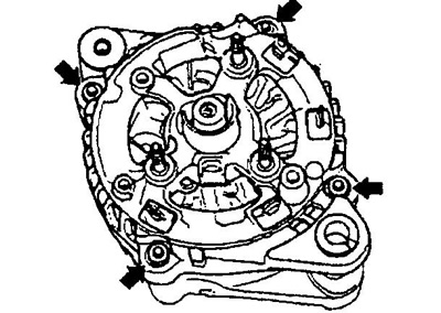 Как разобрать генератор 4 d56 Generator - Assembly (Toyota Duet, M100, 1998-2004) - "Power unit: Starting and 