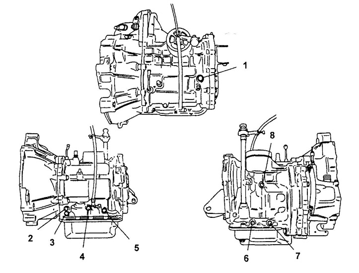 Заглушки для проверки давлений соответствующих элементов.