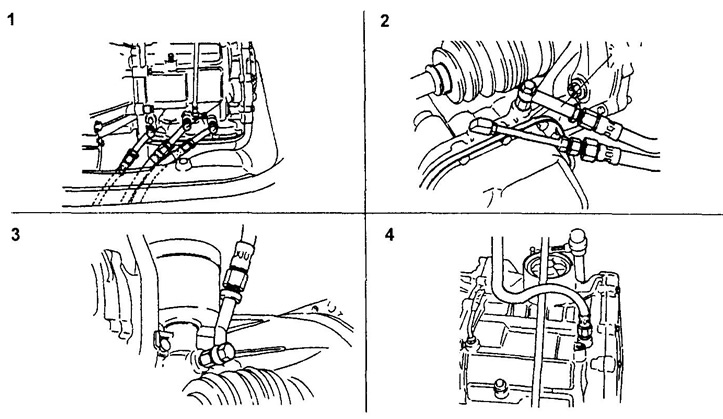Установка манометра.