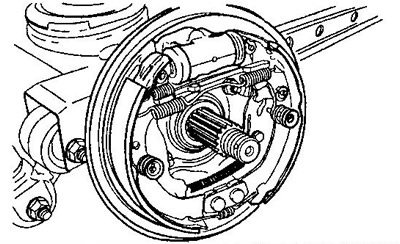 7. Снимите тормозной механизм.