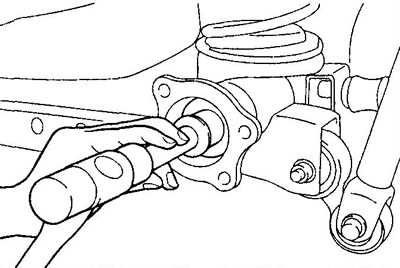 1. С помощью специнструмента установите сальник.