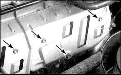 2. На двигателях, оборудованных PAIR-системой (импульсной системой впрыска топлива) снимите систему…