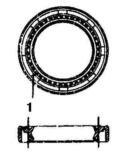 2. Определите глубину запрессовки сальника, затем осторожно достаньте сальник из корпуса масляного…