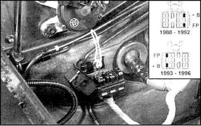 1. Включите зажигание (двигатель не запускать).