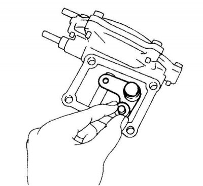 1. Снимите диафрагму с цилиндра.