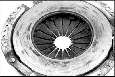 7. Вместе с фрикционным диском как правило меняется и выжимной подшипник.