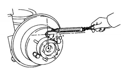 3. Отверните контргайку, чтобы она могла вращаться от руки.