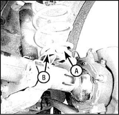 1. Проверьте состояние пружин, при обнаружении трещин или в случае коррозии пружины замените.