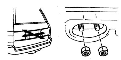 6c. Выверните три крепежных болта (обратитесь к сопроводительной иллюстрации) и снимите сборку…