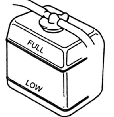 2. Уровень охлаждающей жидкости должен находится между метками «FULL» и «LOW». Если уровень…