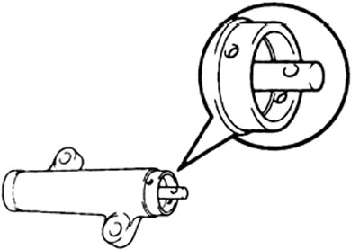 Примечание: допускается небольшая утечка через сальник плунжера натяжителя.