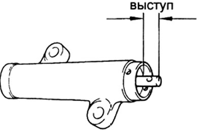 Выступание плунжера — 9,0-9,8 мм