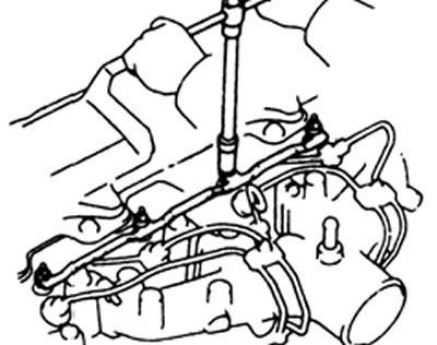 б) (Только для двигателей оборудованных системой предварительного подогрева с фиксированной…