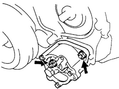 в) Снимите два резиновых уплотнительных кольца.