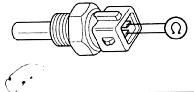 Риc. 20 Проверка датчика температуры охлаждающей жидкости.