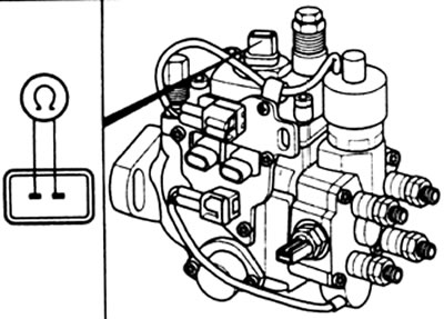 Рис. 22 Датчик частоты вращения (датчик положения вала ТНВД)