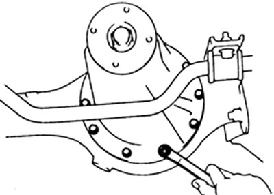 Внимание: будьте осторожны, не повредите установочные поверхности.