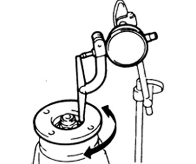 Максимальное радиальное биение — 0,10 мм