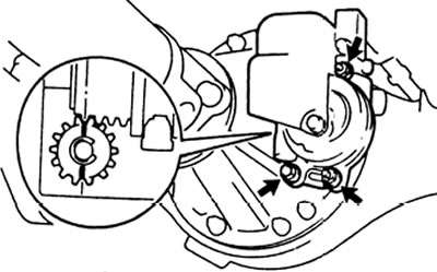 Внимание: не повредите уплотнительное кольцо при установке привода механизма блокировки.