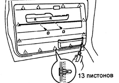 Примечание: конец отвертки следует обмотать изоляционной лентой.