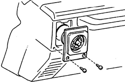 16. Снимите боковой воздухораспределитель приборной панели.