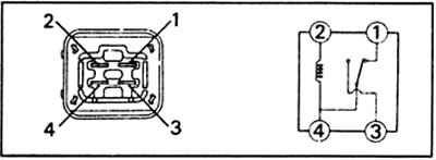 б) Проверьте проводимость реле задних габаритов.