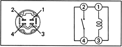 3. Проверка реле задних противотуманных фонарей.