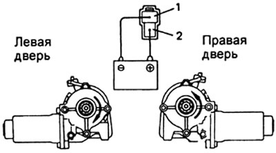 б) Поменяйте полярность подсоединения аккумулятора. Направление вращения электродвигателя должно…