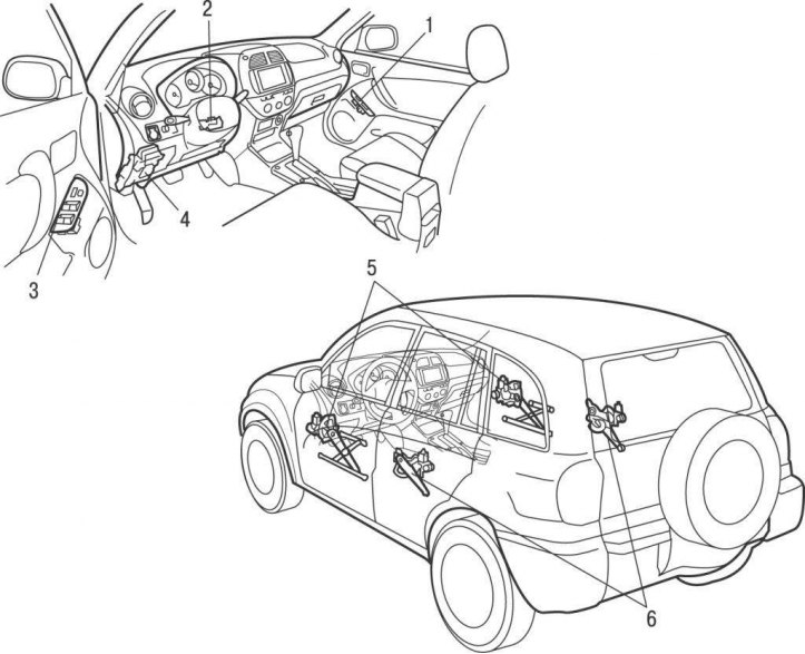Rav4 v реле стартера где находится Checking electric windows (Toyota RAV 4 XA10, 1994-2000) - "Electrical equipment