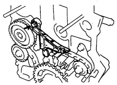 3. Отверните болт и снимите успокоитель N₂.