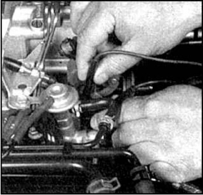 9. Проверьте сопротивление каждой форсунки.