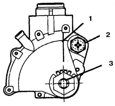 2. Отпустите болт выключателя (2) и отрегулируйте положение, для этого отпустите болт, вставьте…