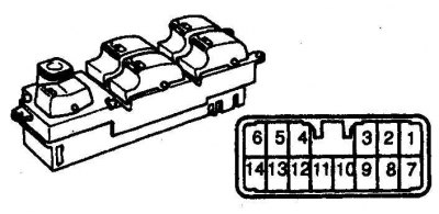 3. В положении LOCK переключателя цепь должна быть между выводами 2 и 4.