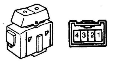 6. В положении LOCK переключателя цепь должна быть между выводами 3 и 4.