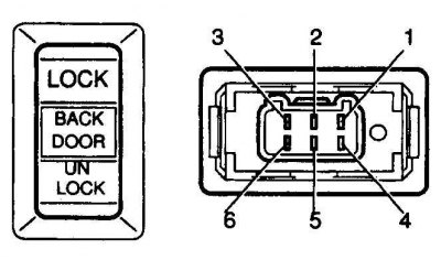 9. В положении LOCK переключателя цепь должна быть между выводами 1 и 6, а также между выводами 3 и…